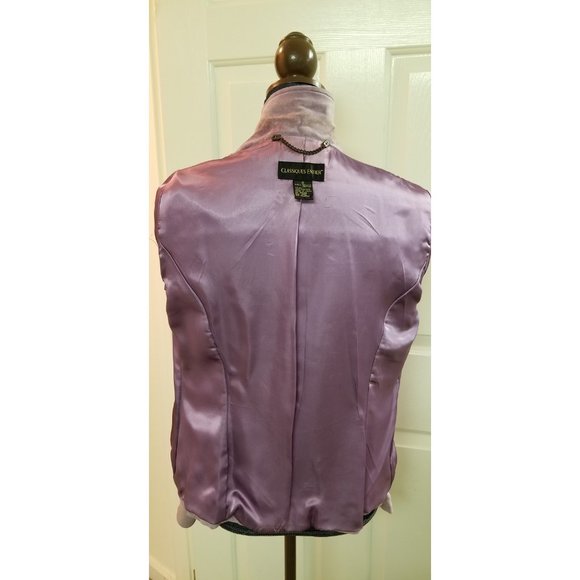 ✅#55C Pre-owned Classiques Entier mauve suede coat S - Picture 3 of 15